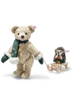Teddy Bear with Hedgehog Set - Teddies for Tomorrow, designed by Steiff. 