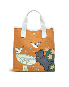 Dive In Open-Top Canvas Tote Bag In Small Size 