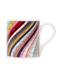 Bone China Cracked Swirl Print Mug