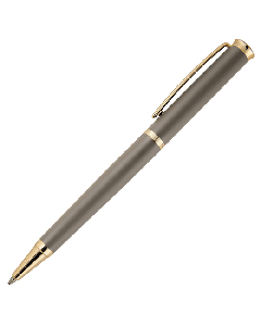 Hugo Boss Triga Matte Taupe & Gold Ballpoint Pen