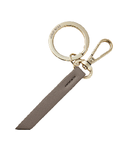 Hugo Boss Triga Vegan Taupe Leather Keyring