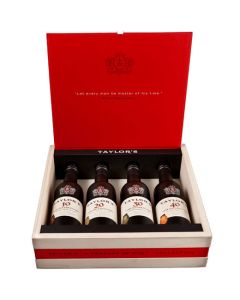 This is the Taylor's Century Pack of Tawny Port 4 x 37.5cl Bottles.