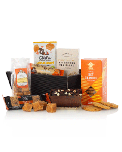 Tea & Treats Luxury Hamper by Virginia Hayward including oat biscuits and flapjack. 