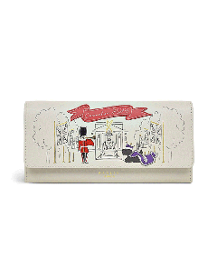 The Coronation Palace Flapover Matinee Leather Purse By Radley London
