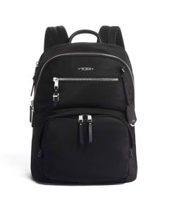 Voyageur Black/Silver Hilden Backpack designed by TUMI.