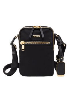 This Voyageur Black Persia Cross Body Bag is designed by TUMI. 
