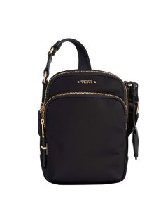 Voyageur Black Ruma Cross Body Bag designed by TUMI.