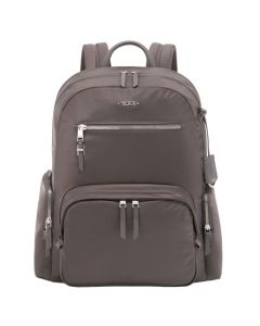 This Voyageur Grey Carson Backpack was designed by TUMI. 
