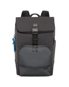 This Reflective Harrison Osborn Roll Top Backpack is designed by TUMI. 