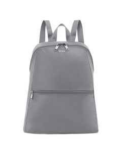 This Voyageur Fog Grey Just In Case Backpack is designed by TUMI. 