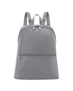 This Voyageur Fog Grey Just In Case Backpack is designed by TUMI. 