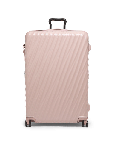 TUMI's 19 Degree Extended Trip Textured Mauve Packing Case has been made out of polycarbonate.