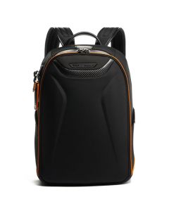 This is the TUMI x McLaren Velocity Backpack.