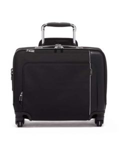 This wheeled briefcase has been designed by TUMI.