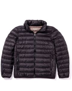 TUMIPAX Black Preston Packable Travel Puffer Jacket.