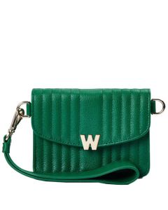 This Forest Green Mimi Mini Bag with Wristlet is designed by WOLF 1834.