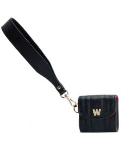 This Black Mimi Airpod Case with Wristlet is designed by WOLF 1834.