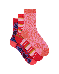 These Paul Smith Women's Three Pack of Mixed Red Patterned Socks come in a white presentation box.