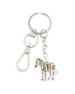 The Paul Smith multi-coloured Zebra keyring.