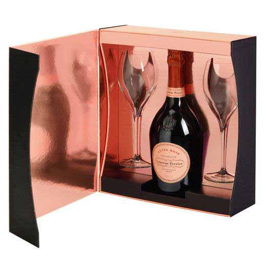 Laurent-perrier rose gift set