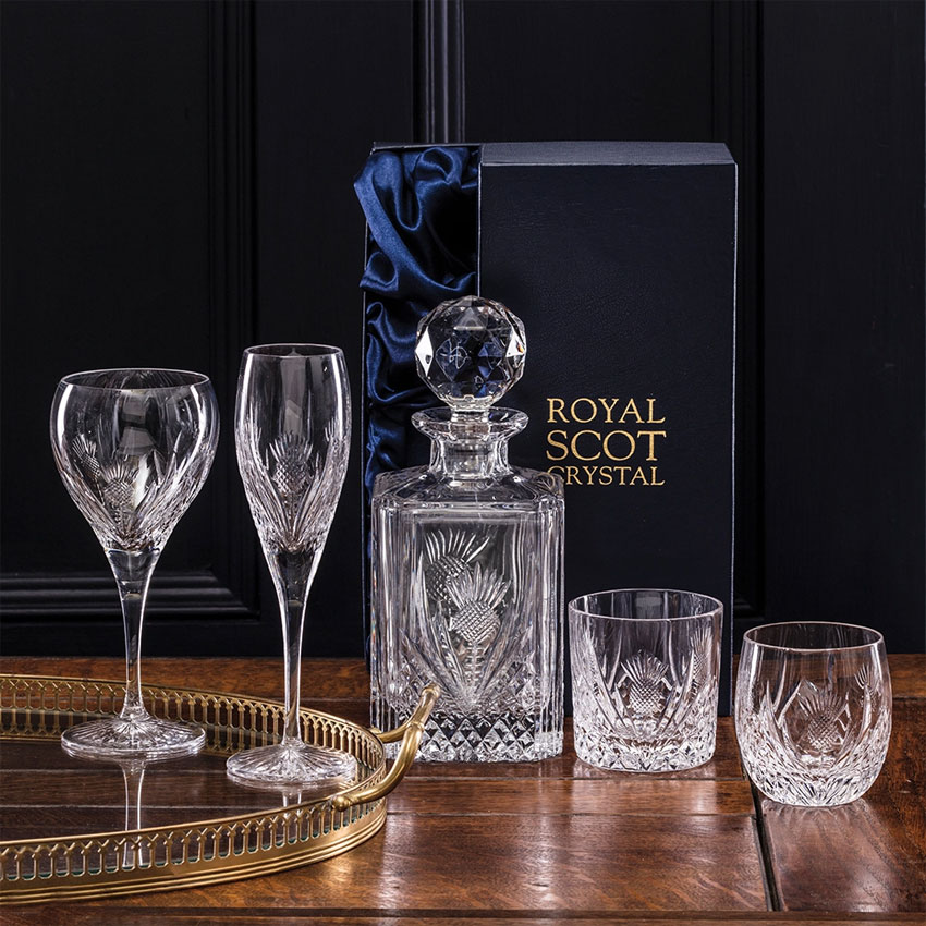 Royal Scot Crystal Scottish Thistle Collection