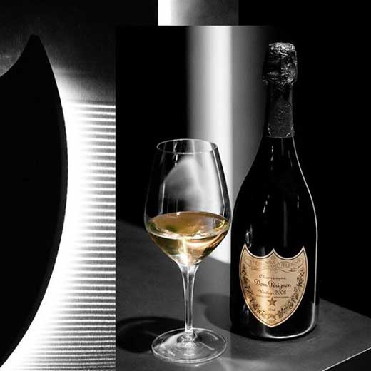 Dom Perignon glass of champagne