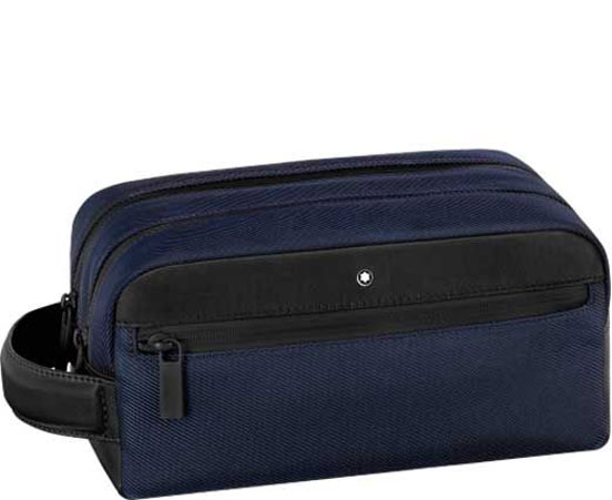 Montblanc navy Nightflight wash bag