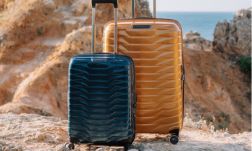 SAMSONITE LEATHER & TRAVEL
