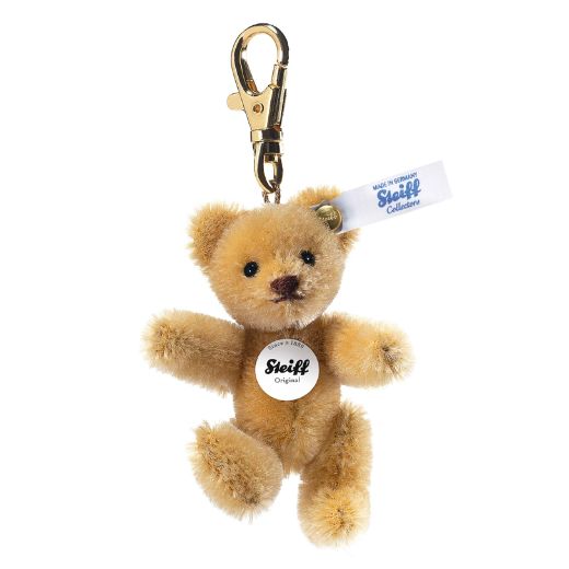 Beige Mini Teddy Bear Keyring