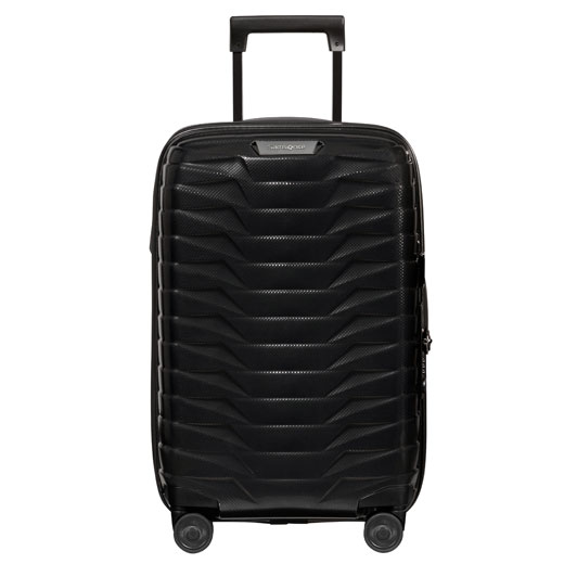 Proxis Spinner Expandable Carry On, Black 55 cm