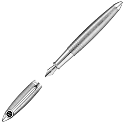 Streamline Brushed Palladium Fountain Pen