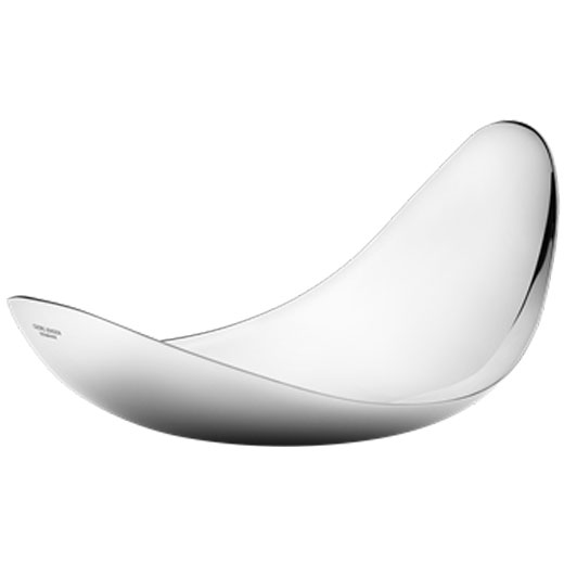 Georg Jensen Leaf Small Mirror Serving Dish | Wheelers Luxury Gifts