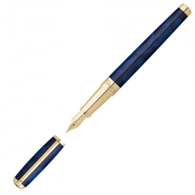 Atelier Blue Chinese Lacquer Fountain Pen