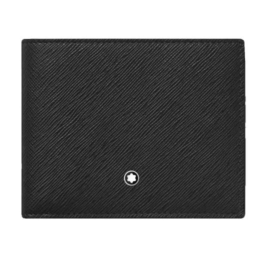 Sartorial Black Leather 6CC Wallet