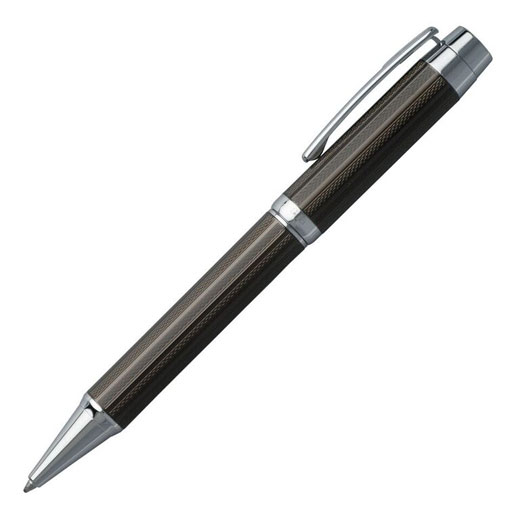 Bold Dark Chrome-Plated Ballpoint Pen