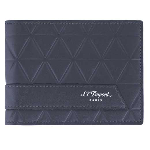 Firehead Soft Leather Billfold Wallet 6CC Blue