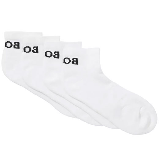 Pack of 2 White Ankle Socks