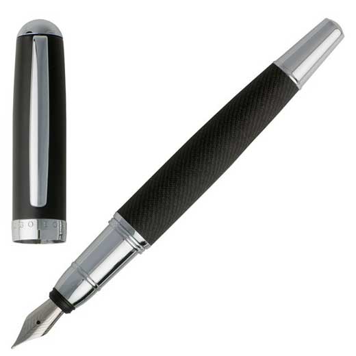 Dark Grey Advance Fabric Fountain Pen