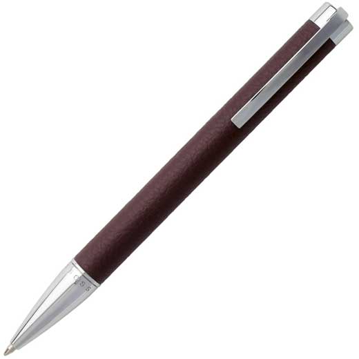 Burgundy Storyline Leather Ballpoint Pen