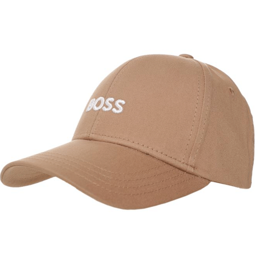 Men's Baseball Cap In Sand With White Embroidered Logo