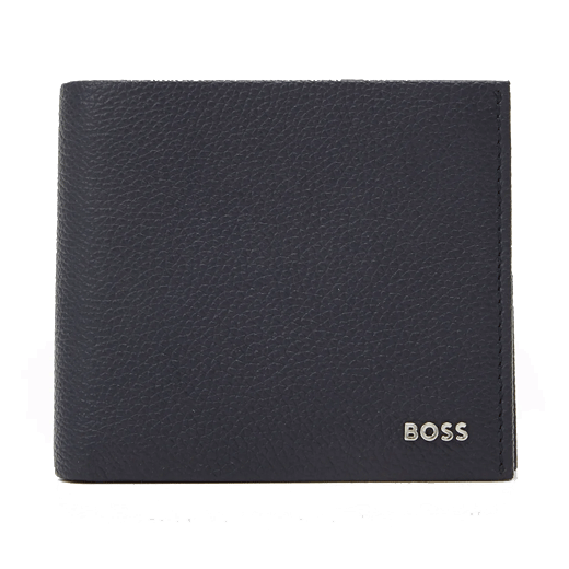 Highway Navy Grained Leather 8CC Wallet