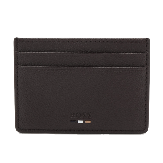 Ray 4CC Faux Leather Card Case in Brown