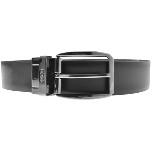 Oanto Reversible Brown/Black Leather Gunmetal Belt