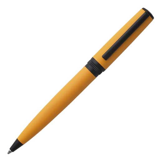 Yellow Gear Matrix Ballpoint Pen