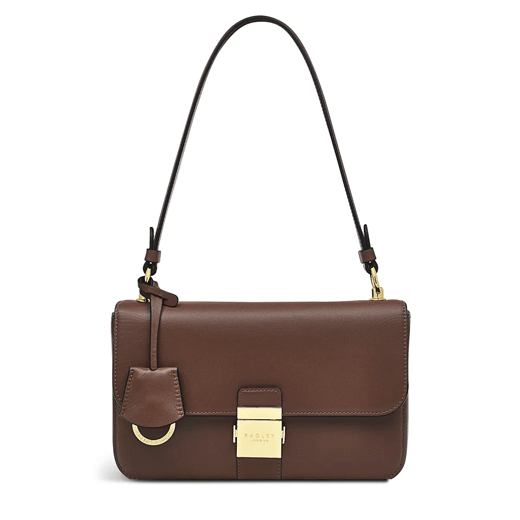 Dark Brown Hanley Close Shoulder Bag