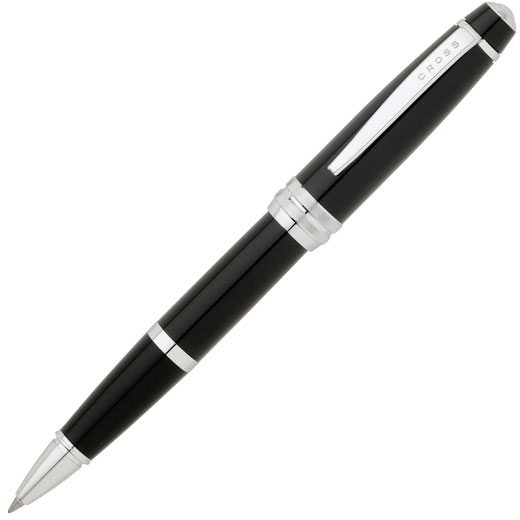 Bailey Black Lacquer Rollerball Pen