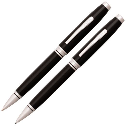 Black Coventry Ballpoint Pen & Pencil Set