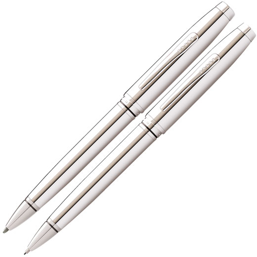 Chrome Coventry Ballpoint Pen & Pencil Set