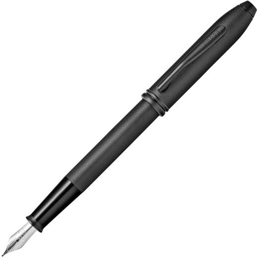 Black Townsend Micro-Knurl Fountain Pen
