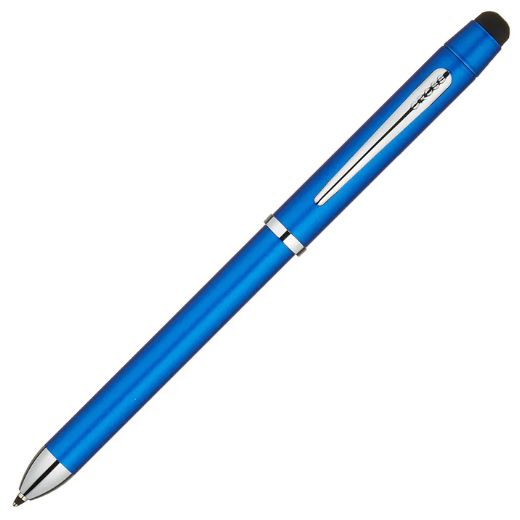 Tech3+ Metallic Blue and Chrome Multi-Function Pen